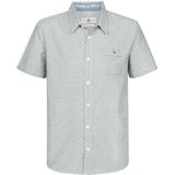 Petrol Short Sleeve Overhemd Print Groen