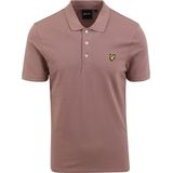 Lyle and Scott Polo Plain Oud Roze