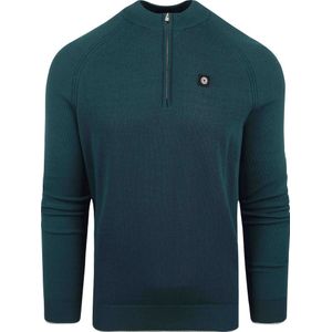 Blue Industry Half Zip Trui Donkergroen