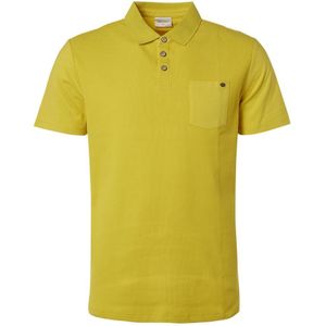 No Excess Polo Jacquard Mix Lime