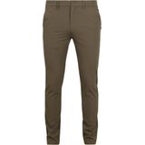 No Excess Mannen Stretch Chino Voor Heren - The Sedoc Pants Khaki