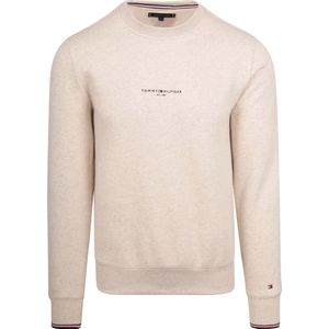 Tommy Hilfiger Sweater Logo Tipped Greige