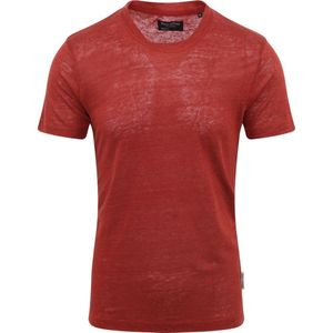 Marc O'Polo T-Shirt Linnen Rood