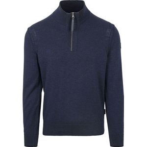 State Of Art Half Zip Trui Navy - Heren - Pullovers