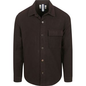 Profuomo - Overshirt Moleskin - Bruin - Heren Vest