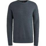 Vanguard - Trui - Blauw - Ronde Hals - Lange Mouw