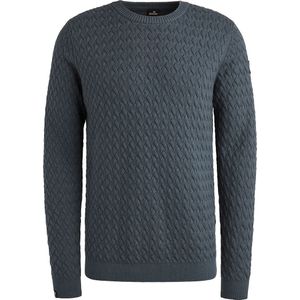 Vanguard - Trui - Blauw - Ronde Hals - Lange Mouw