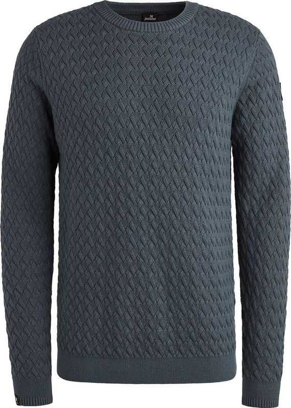 Vanguard - Trui - Blauw - Ronde Hals - Lange Mouw