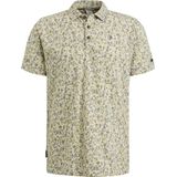 Cast Iron Poloshirt Print Beige