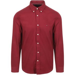 Tommy Hilfiger Overhemd Brushed Bordeaux