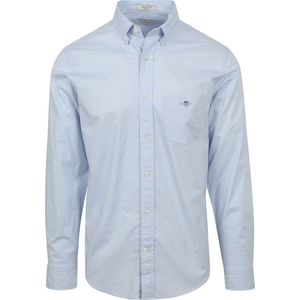 GANT Regular Fit Overhemd met Logo en Borduursels Light Blue