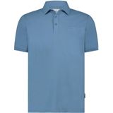 State Of Art Piqué Polo Blauw