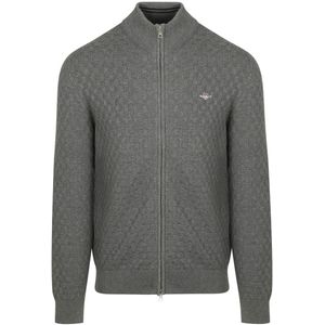 Gant - Vest Texture - Grijs - Heren