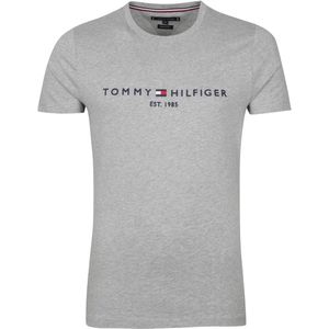 Tommy Hilfiger Logo T-shirt Grijs