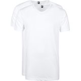 Alan Red West-Virginia T-shirt V-Hals Wit (2Pack)