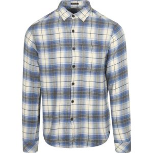 Dstrezzed Overhemd Stein Flanel Ruit Blauw