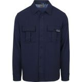 Scotch and Soda Overshirt Textured Navy