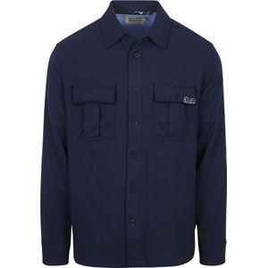 Scotch and Soda Overshirt Textured Navy