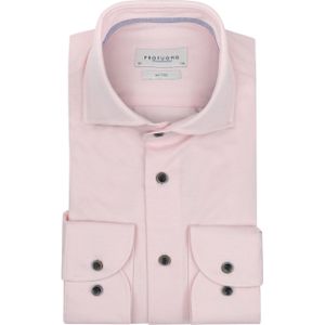 Profuomo Overhemd Single Jersey Roze