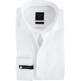 Profuomo Shirt Extra Lange Mouwen Cutaway Wit