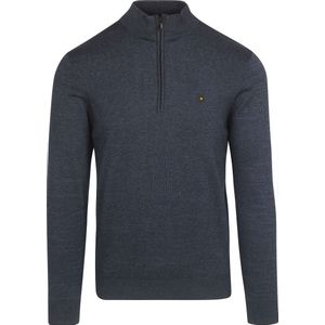 No Excess Half Zip Trui Navy