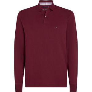 Tommy Hilfiger Longsleeve Polo Bordeaux Rood