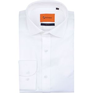 Suitable Satin Overhemd Wit