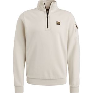 PME Legend Half Zip Trui Interlock Ecru