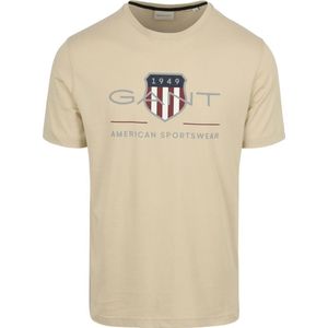 Gant T-shirt Logo Ecru
