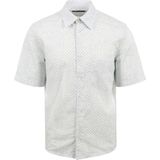 Marc O'Polo Overhemd Short Sleeves Print Wit