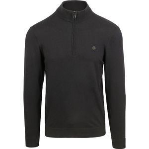 No Excess Half Zip Trui Zwart