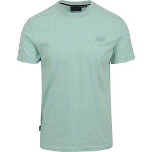 Superdry Classic T-Shirt Melange Lichtgroen