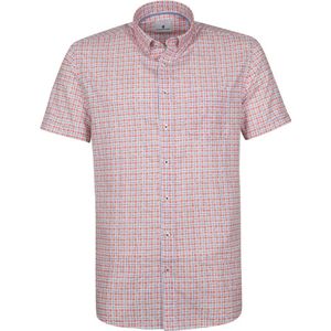 State Of Art Shortsleeve Overhemd Rood Geruit