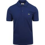 Lacoste Poloshirt Pique Kobalt Blauw