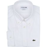 Lacoste Oxford Overhemd Wit