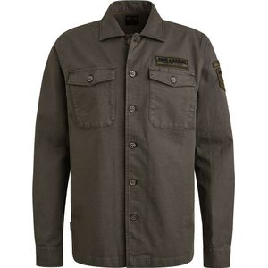 PME Legend - Overshirt Canvas - Groen - Regular-fit