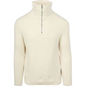 Marc O'Polo Half Zip Trui Ecru