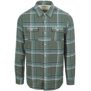 Scotch and Soda Flanel Overhemd Groen