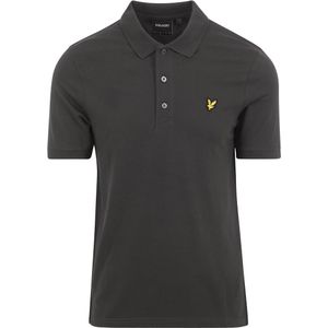 Lyle and Scott Polo Plain Antraciet