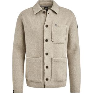 Vanguard Overshirt Button Beige