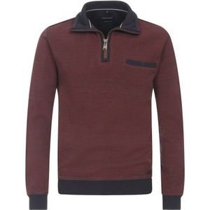 Casa Moda Half Zip Trui Bordeaux