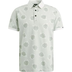 Vanguard Piqué Polo Print Lichtgroen