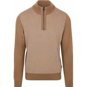 BOSS Dambino Half Zip Trui Camel