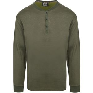 Scotch & Soda - Slub Henley T-shirt - Lange Mouwen