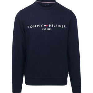 Tommy Hilfiger Trui Logo Donkerblauw