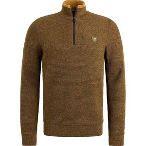 PME Legend Half Zip Trui Mouliné Bruin