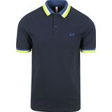 Sun68 Poloshirt Multistripes Navy