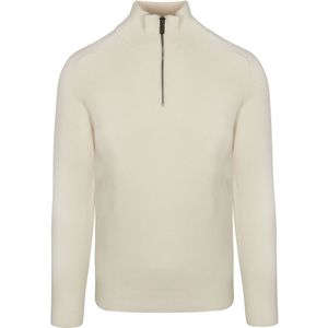 Blue Industry Half Zip Pullover Off White