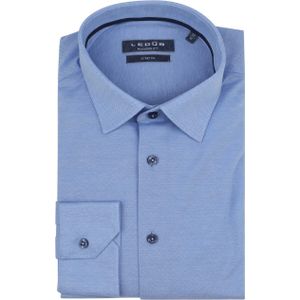 Ledub Tricot Overhemd Blauw