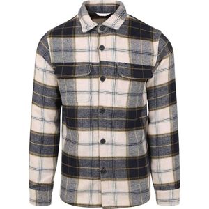 Suitable Overshirt September Flanel Ruiten Beige